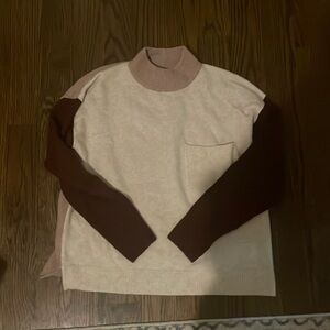 Madewell color block sweater
